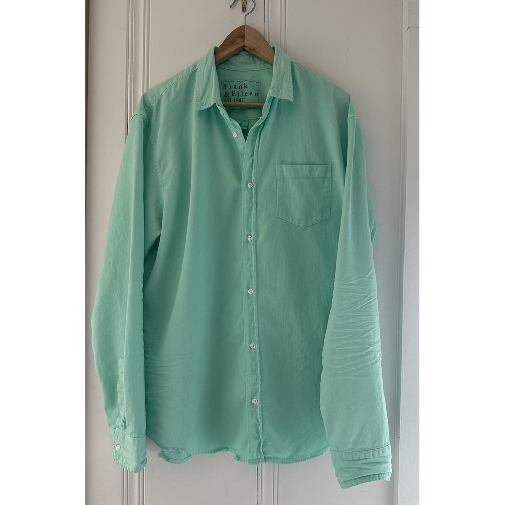 Frank & Eileen Mint Green Button-Down Shirt